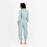 Mint Baggy Satin Set