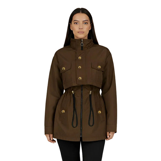 Brown Waterproof Fur-Lined Parka