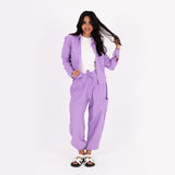 Lavender Baggy Linen Set