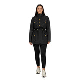 Black Waterproof Fur-Lined Parka