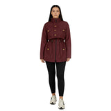 Burgandy Waterproof Fur-Lined Parka