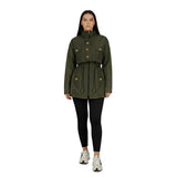 Dark Green Waterproof Fur-Lined Parka