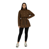 Brown Waterproof Fur-Lined Parka