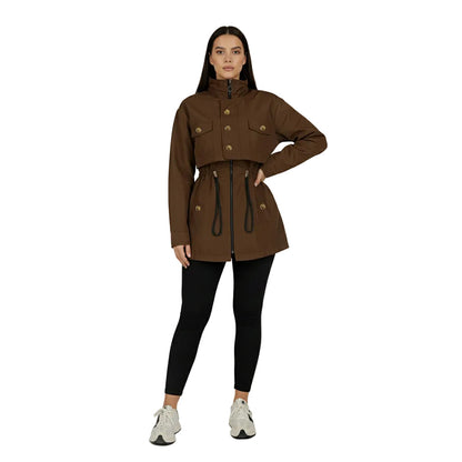 Brown Waterproof Fur-Lined Parka