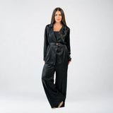 Black Wrinkled Chic Set